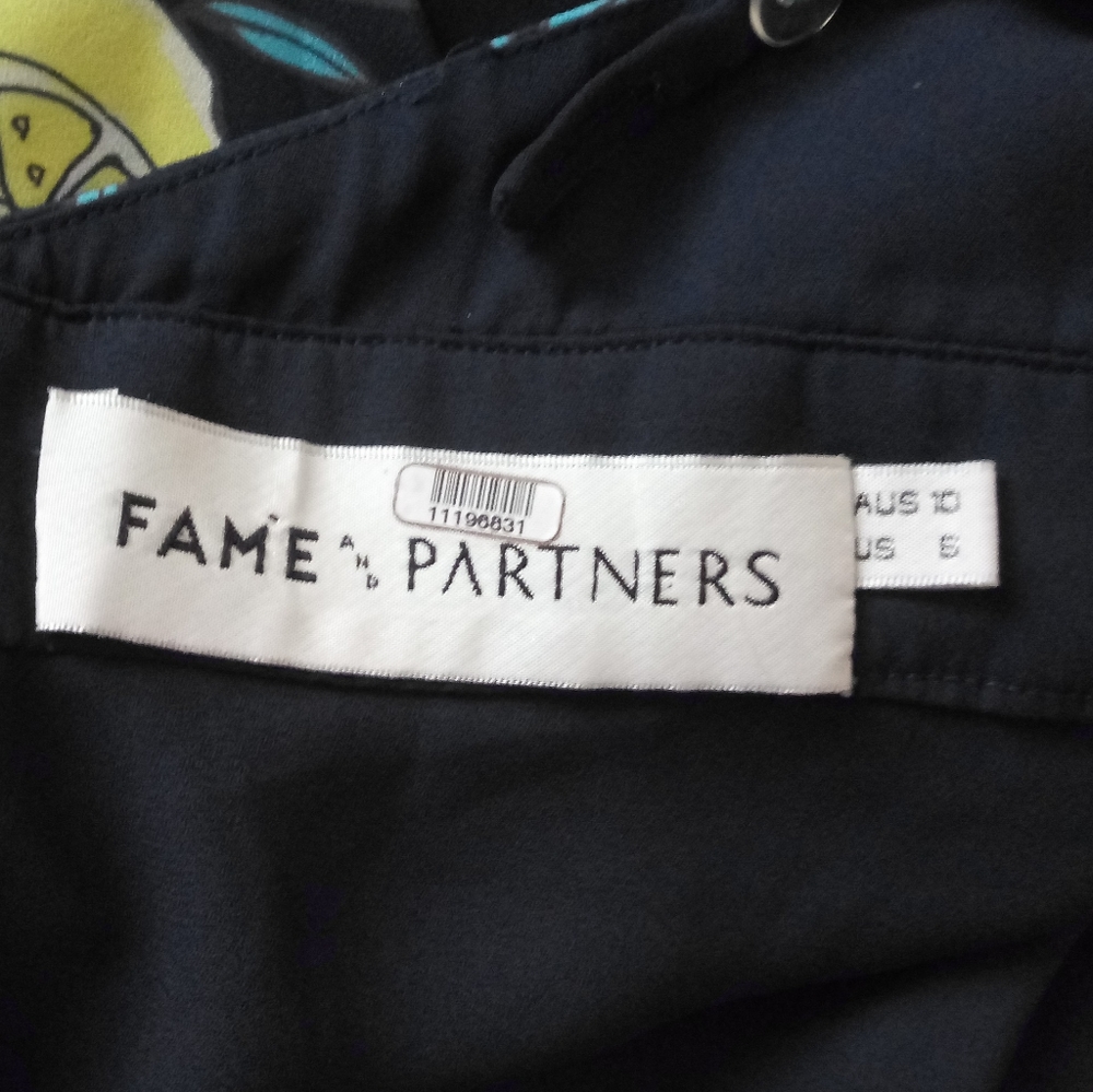 Fame & Partners The Vorsane Playsuit Romper Lemon Size 6 - Picture 13 of 15